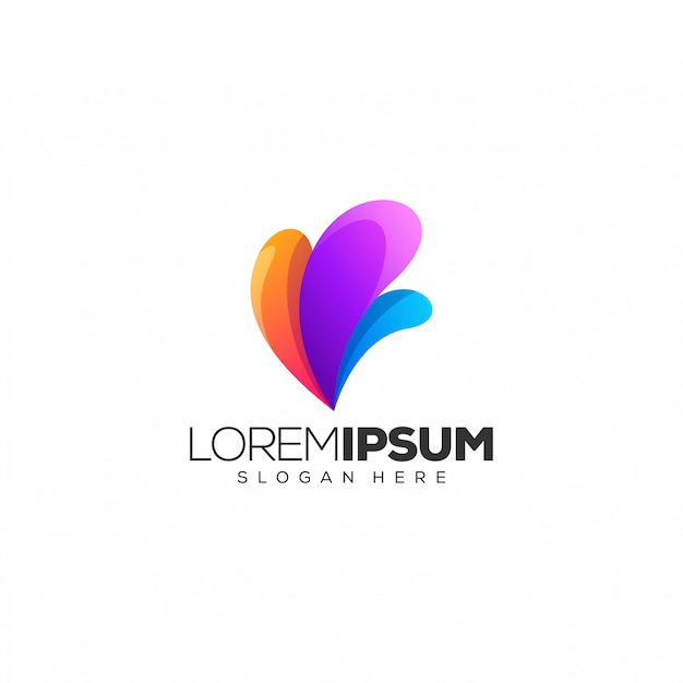 Colorful logo design 