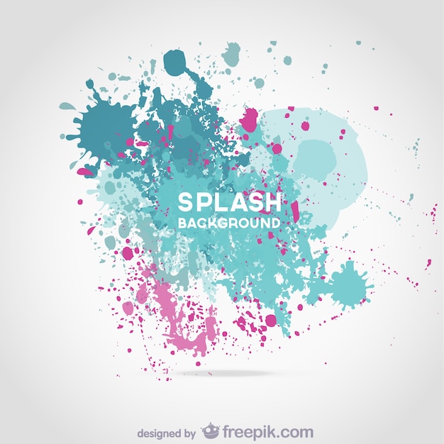 Colorful paint splash