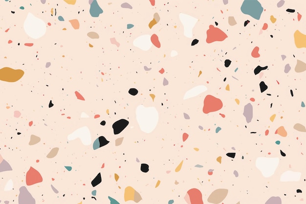 Vector colorful terrazzo pattern background