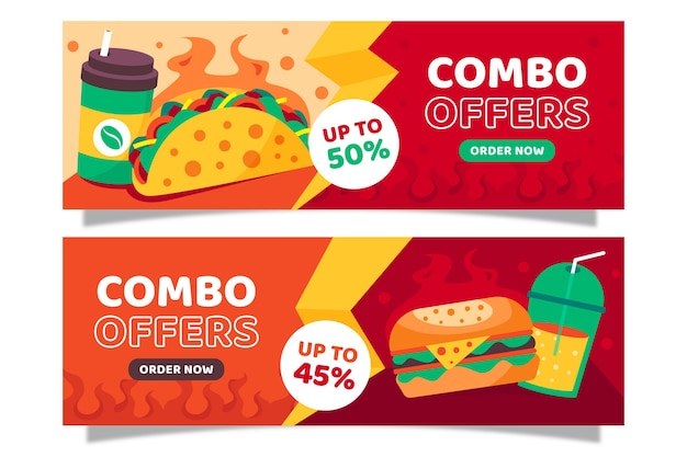 Combo offers - banners