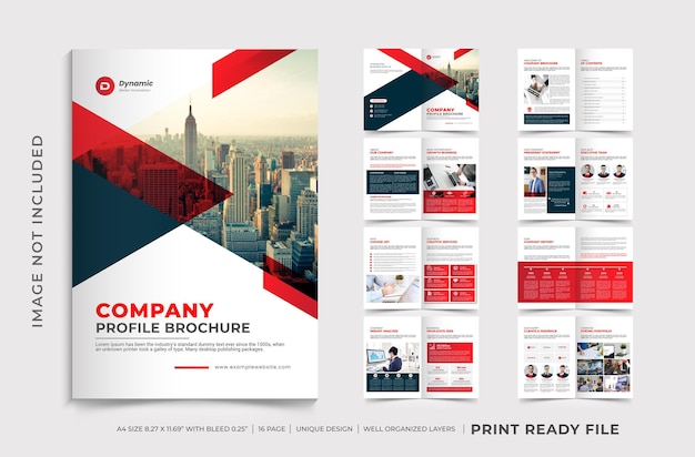 Company profile brochure template