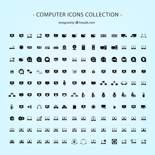 Computer iconen vector pack