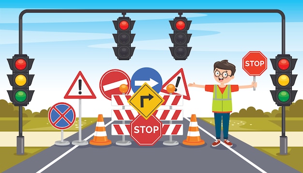 Concept Design With Traffic Signs