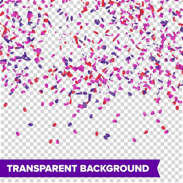 Confetti Falling Vector