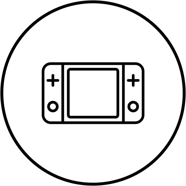 Console vector icon Can be used for Virtual Reality iconset