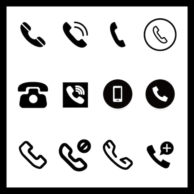 Contact icon pack phone icon pack