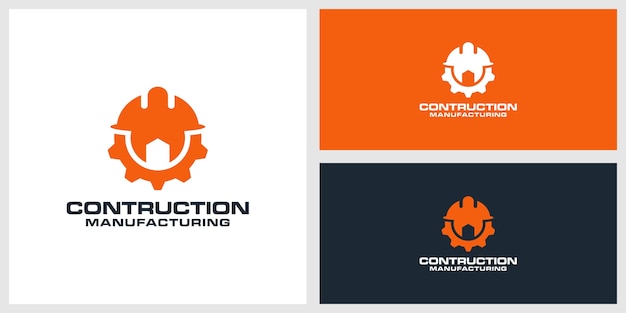 contruction logo design premium