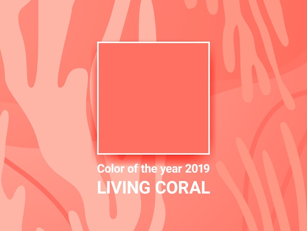 Vector coral background 