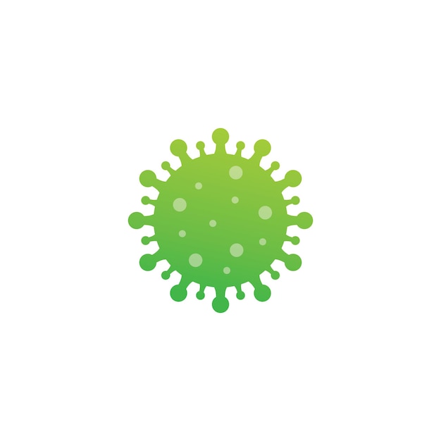 Corona Virus Logo Template Design