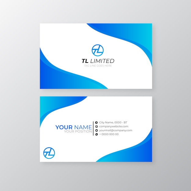 Corporate business card template