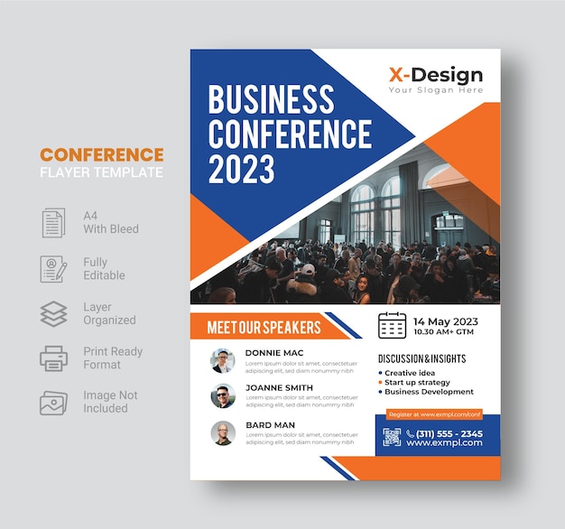 Corporate Business Conference Flyer Template