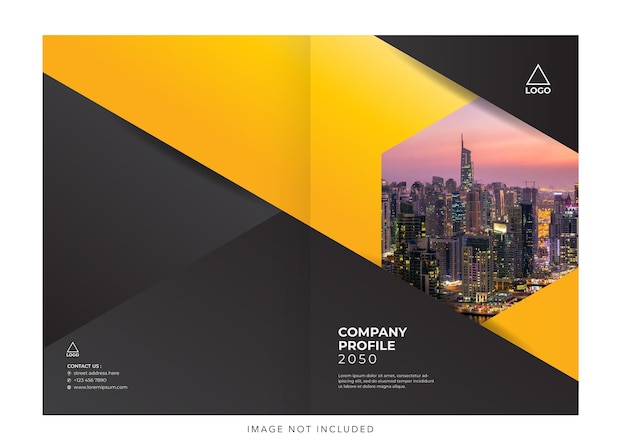 Corporate company profile cover