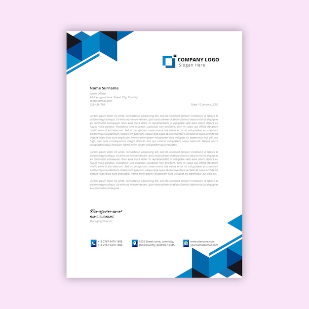 Corporate Letterhead Design