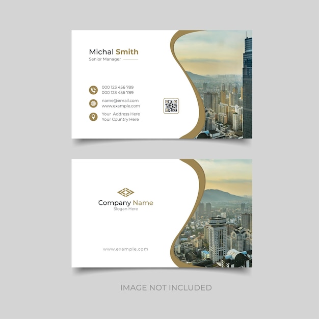 Corporate Professional Modern Business Card Template Design