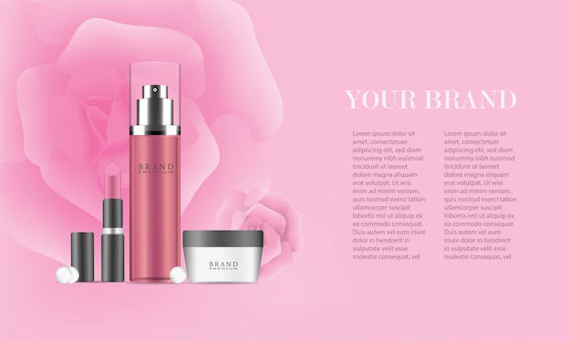 Cosmetic set ads