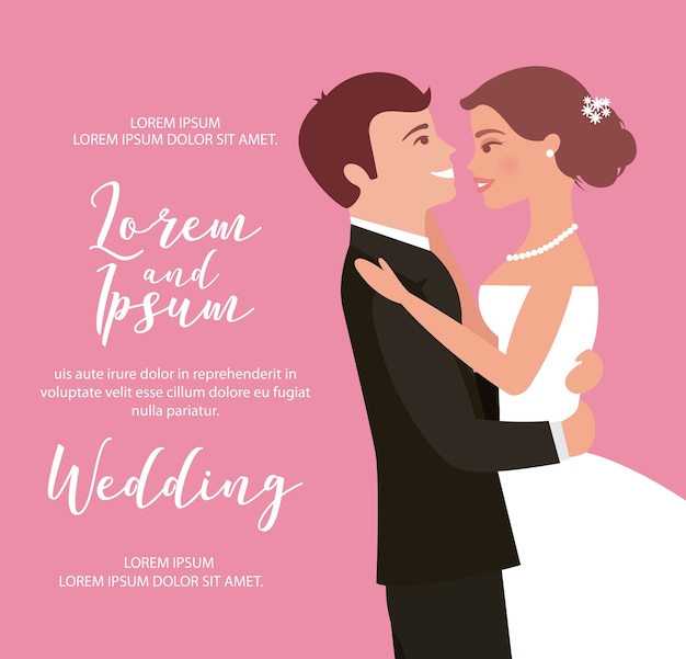 couple wedding card