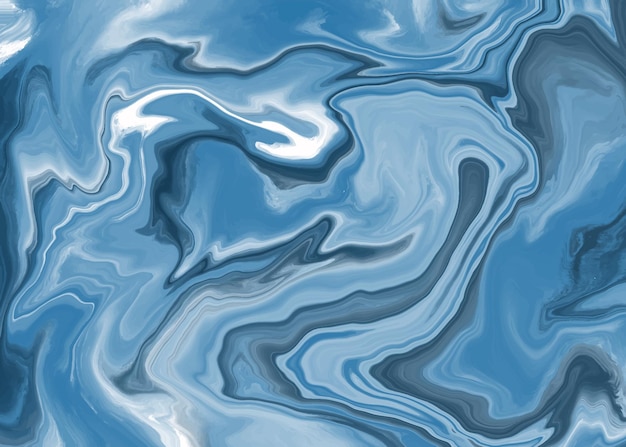 Vector creative abstract fluid art with liquid marble effect