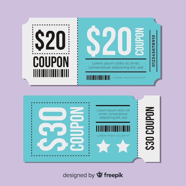 Creative gift  voucher  template