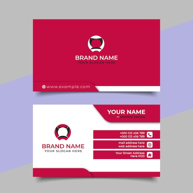 Creative Modern Professional Business card Vector Design