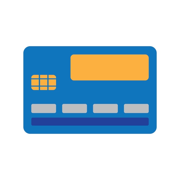 Vector credit card icon symbol