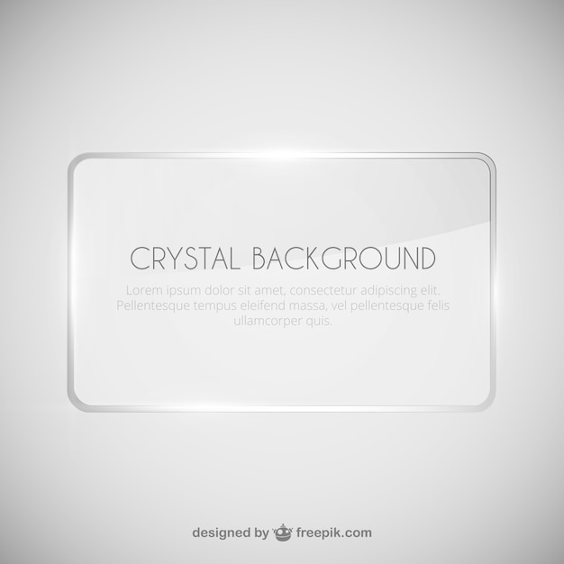 Crystal background template