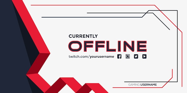 Currently offline twitch banner