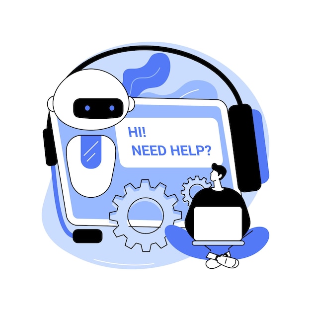 Customer support solutions isolated cartoon vector illustrations