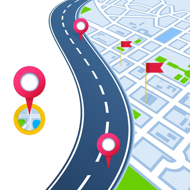 Customizable map location and gps navigation