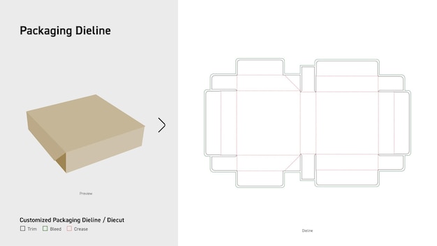 Vector 맞춤형 포장 dieline 패키지 diecut 패키지
