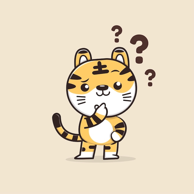 Cute Animal Tiger character