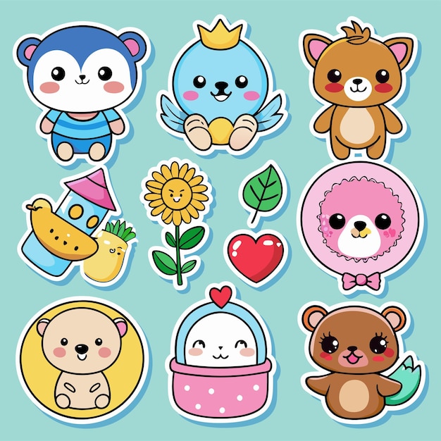 cute baby stickers