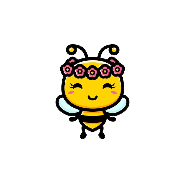 Cute bee character design