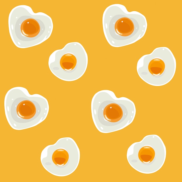 Cute Egg Seamless Pattern