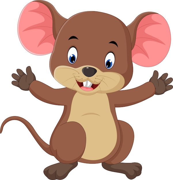 Cute mouse cartoon