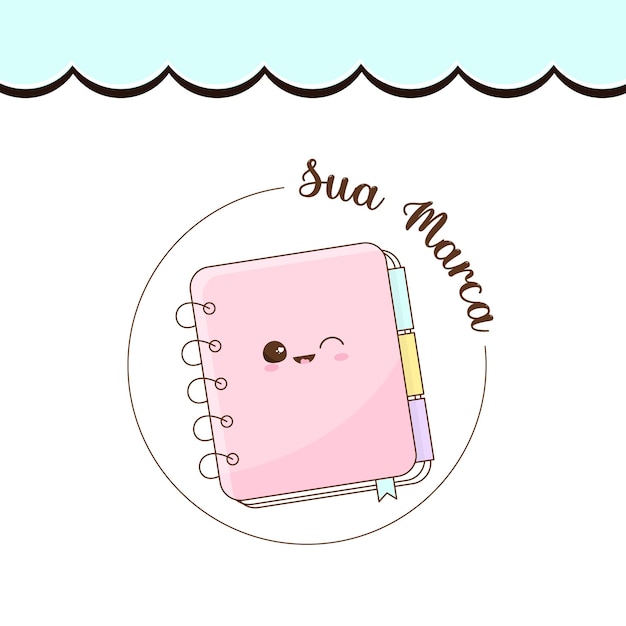 Cute planner Vector Illustration