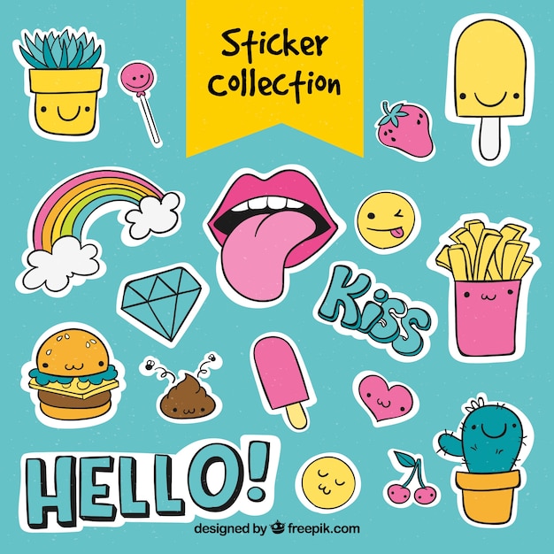 Cute sticker collection