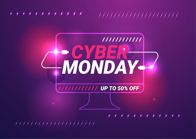 Cyber monday sale banner