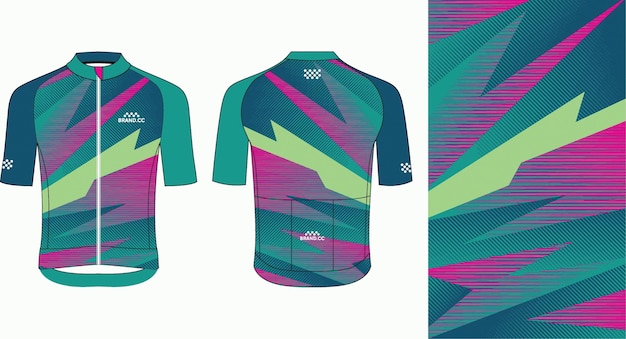 Vector cycling jersey design sport jersey design