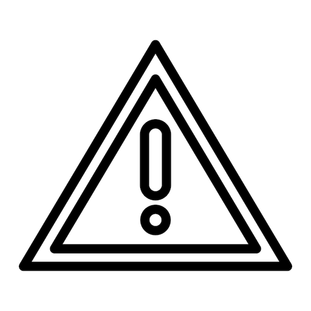 Danger Vector Icon Design Illustration