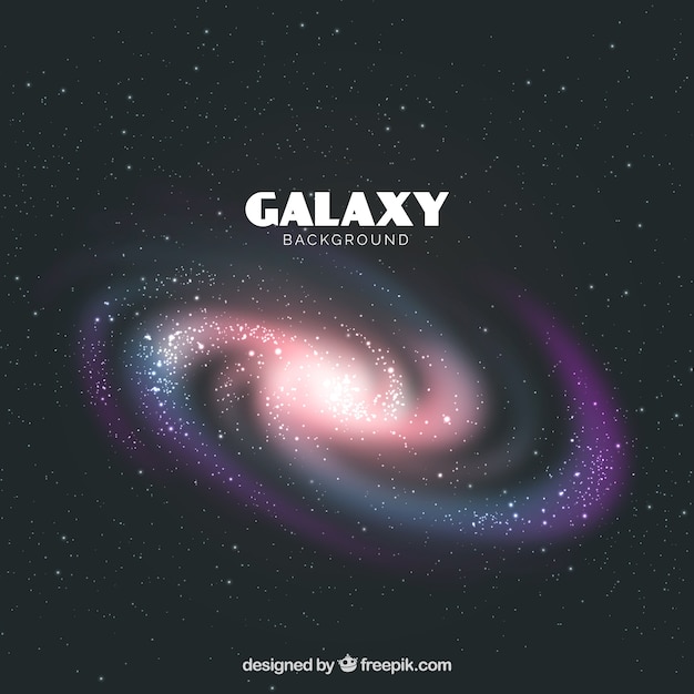 Vector dark galaxy background