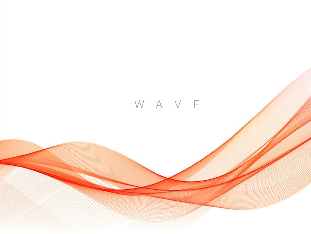 Decorative design modern pattern with stylish smooth yellow wave background