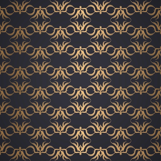 Decorative ornament seamless pattern background