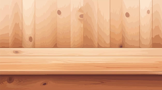 Vector detailed wooden table surface background