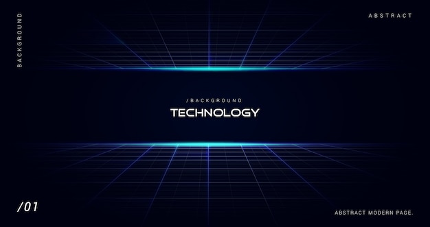 Vector digital futuristic technology space background