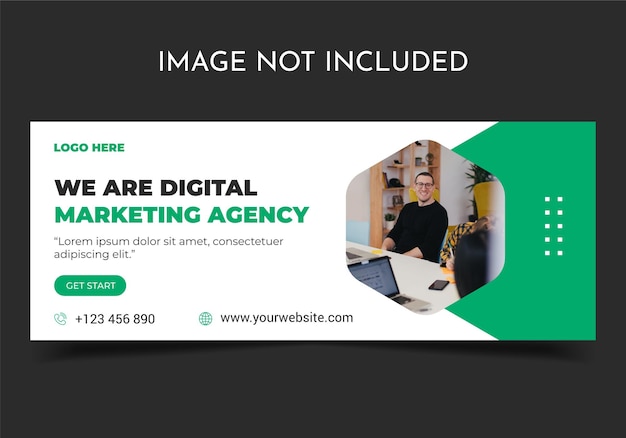 Digital marketing agency social media post template Instagram post or web banner template