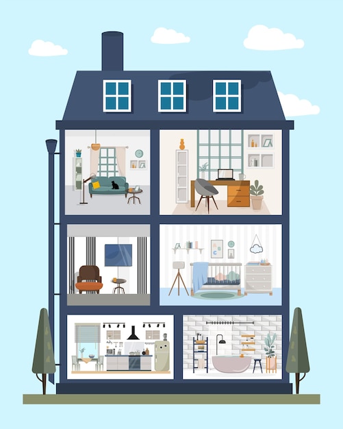 Vector dollhouse