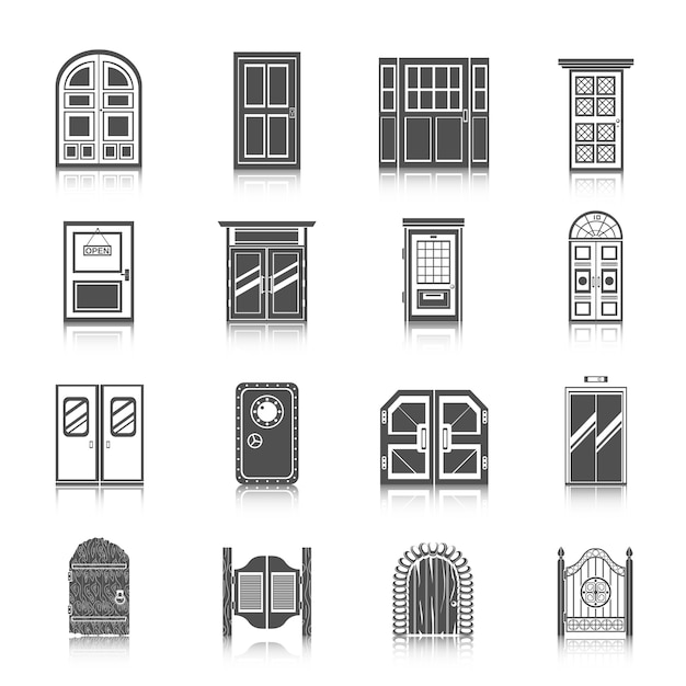 Door Icons Set