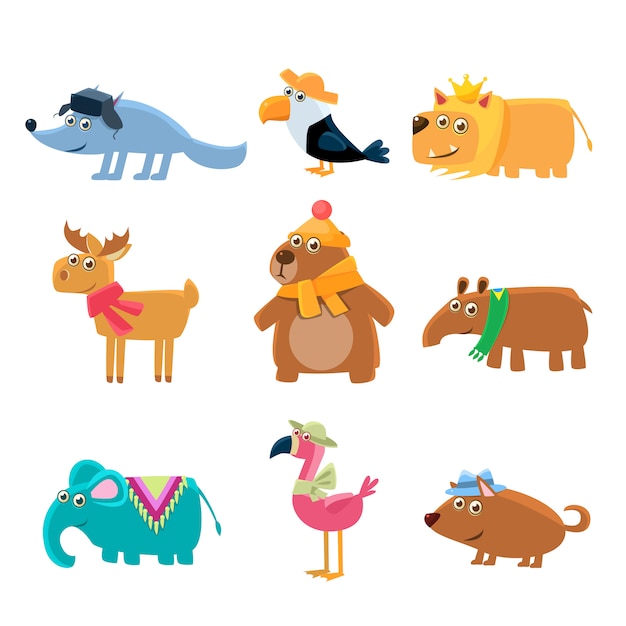 Dressed Animals Set