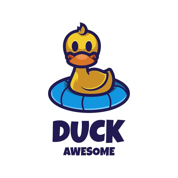 Vector duck logo