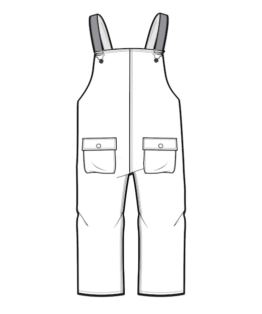 Vector dungarees 1